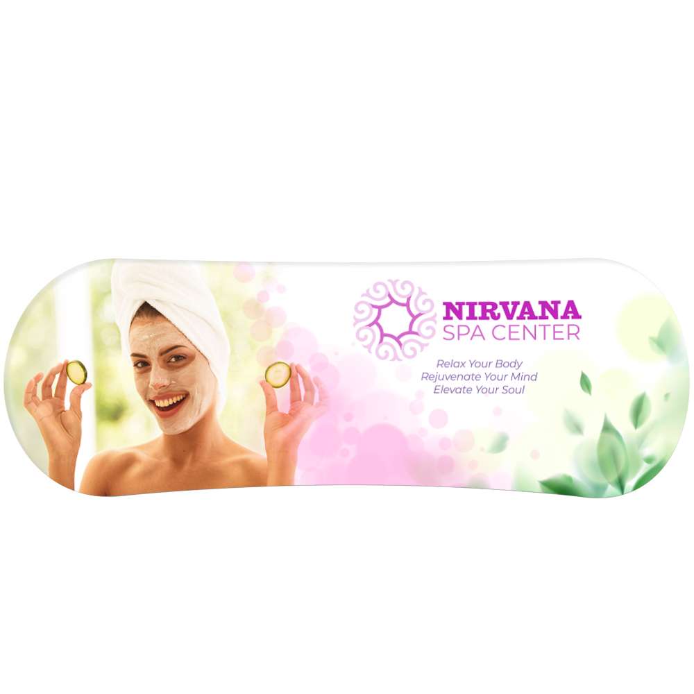 EZ Tube® 20ft Kicktail Single-Sided Graphic Package