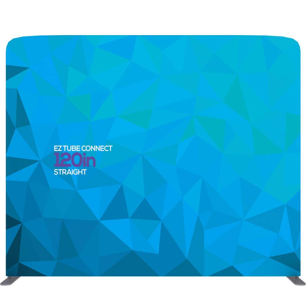 EZ Tube® Connect 10ft Straight Top Double-sided Graphic Packages