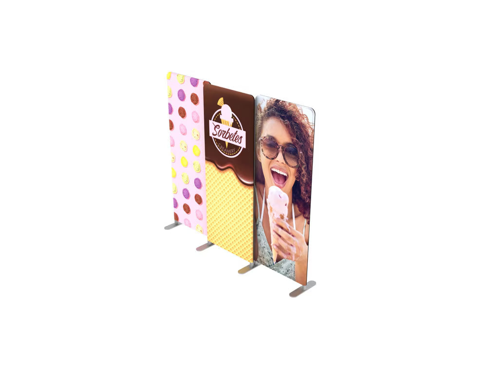 EZ Tube® Connect Backlit 10FT Kit A Single-sided Graphic Package (3'X3'X3')