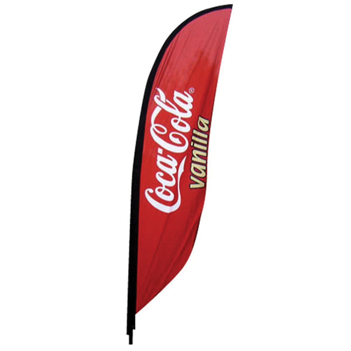 Feather Banner Stand -- Small, Single-Sided, Graphic Only