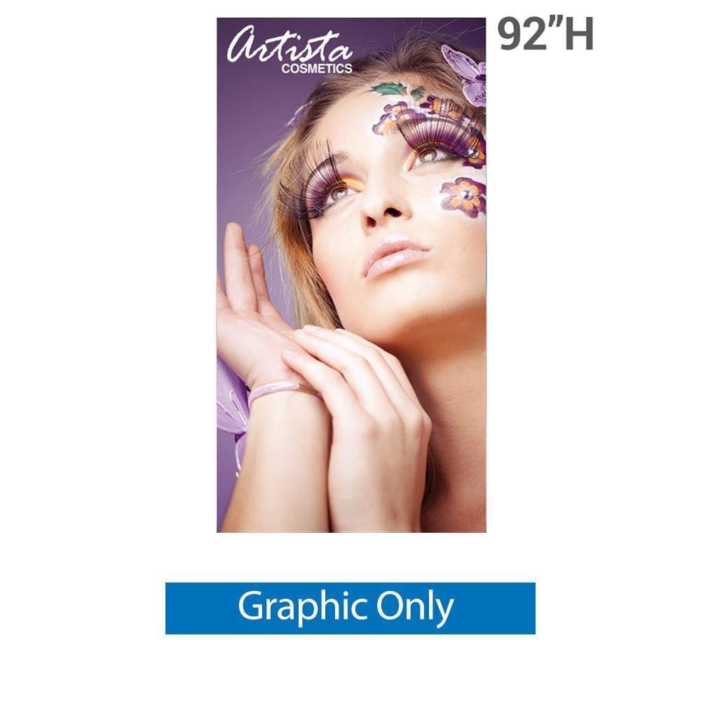 48" SilverStep Retractable Banner Stand (Silver) - WS Display