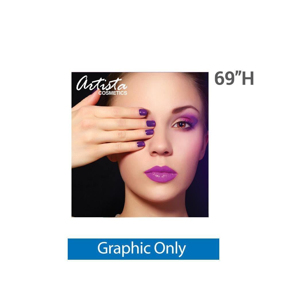 60" SilverStep Retractable Banner Stand (Silver) - WS Display