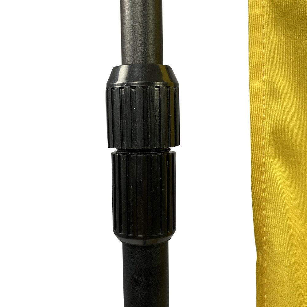 10 Ft. Slider Banner Stand- 4 Pole Pockets - 8'h (Single-Sided Fabric Graphic Package)