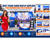 What are the best trade show display suppliers for businesses on a budget?