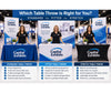 Should I Choose a Fitted, Stretch, or Standard Table Throw?