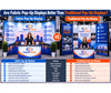 Are fabric pop-up displays better than traditional pop-up displays? Compare graphics, portability, setup, visual impact, cost and trade show applications.