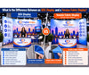 What is the difference between an SEG display and a tension fabric display?