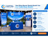 How Many Banner Stands Should I Use in a Trade Show Booth?