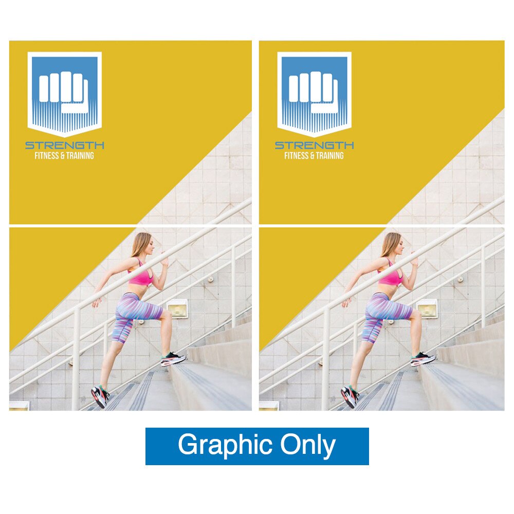 15 ft. Stacked Lumiere Light Wall® Configuration E Dual Edge Lights