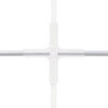 19.7 x 7.4 ft. SEGO Modular Lightbox Display Hardware Only 07 - White metal grid structure on a white background