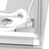 19.7 x 7.4 ft. SEGO Modular Lightbox Display Hardware Only Close-up of a white ceiling light fixture with a neutral background