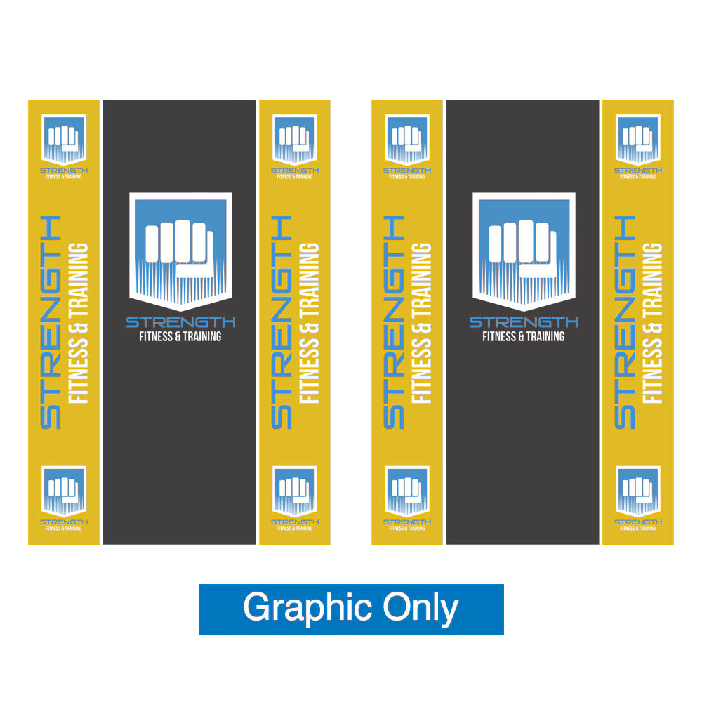 20 x 15 ft. Lumiere Light Wall ® Configuration F Dual Edge Light