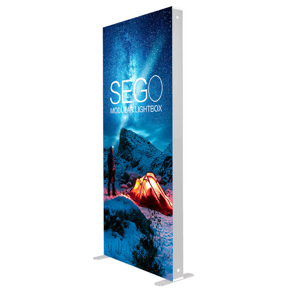 3.3 x 8ft. SEGO Modular Lightbox Display Single Sided (Graphic Package)