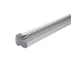 36 in. Econoroll Retractable Banner Stand Silver Metallic rod on a white background