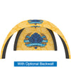4x4 Casita Breeze GraphicPackage - Yellow inflatable arch with blue logo and text on a white background