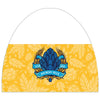 4x4m Casita Breeze Backwall Double Sided Graphic Package with Window 01 -Beverage container with blue hops design and yellow leaf pattern on a white background