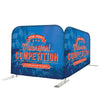 EZ Barrier Small - Outdoor Single - Sided Graphic Package with BLACK Back Fabric