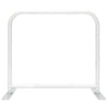 EZ Barrier Small - Outdoor Single - Sided Graphic Package with BLACK Back Fabric