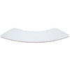 EZ Curved Fabric Counter Middle Wooden Shelf Only.