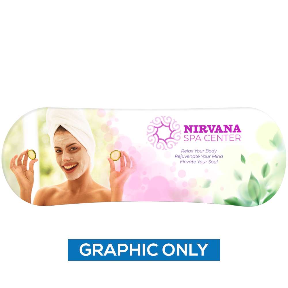 20ft Ez Kicktail Single-Sided Graphic Only