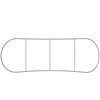 EZ Tube® 20ft Kicktail Single - Sided Graphic Package Outline of a bandage on a white background Outline of a bandage on a white background