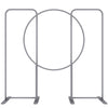 EZ Tube® Connect 10 ft. Kit J (3 x 5 x 3 ft.) Metal stand with circular design on a white background