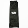 EZ Tube® Connect 10ft Straight Top Double - sided Graphic Packages Black drawstring bag with '10ft' text on a white background