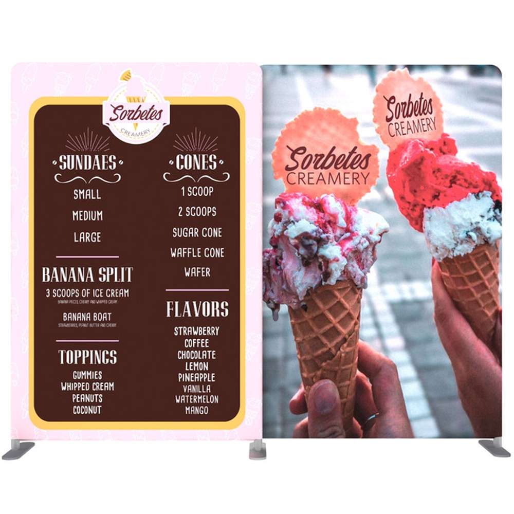 EZ Tube® Connect Backlit 10FT Kit B Single-sided Graphic Package (5'X5')