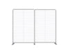 EZ Tube Connect Backlit 10FT Kit A Single sided Graphic Package Metal grid screen on a white background