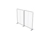 EZ Tube Connect Backlit 10FT Kit A Single sided Graphic Package Metal mesh screen with stand on a white background