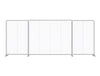 EZ Tube Connect Backlit 20FT Kit A Single sided Graphic Package Metal fence panel on a white background