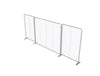 EZ Tube Connect Backlit 20FT Kit A Single sided Graphic Package Metal fence panel on a white background