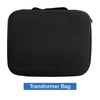EZ Tube Connect Backlit 20FT Kit A Single sided Graphic Package Black transformer bag on a white background with 'Transformer Bag' label.