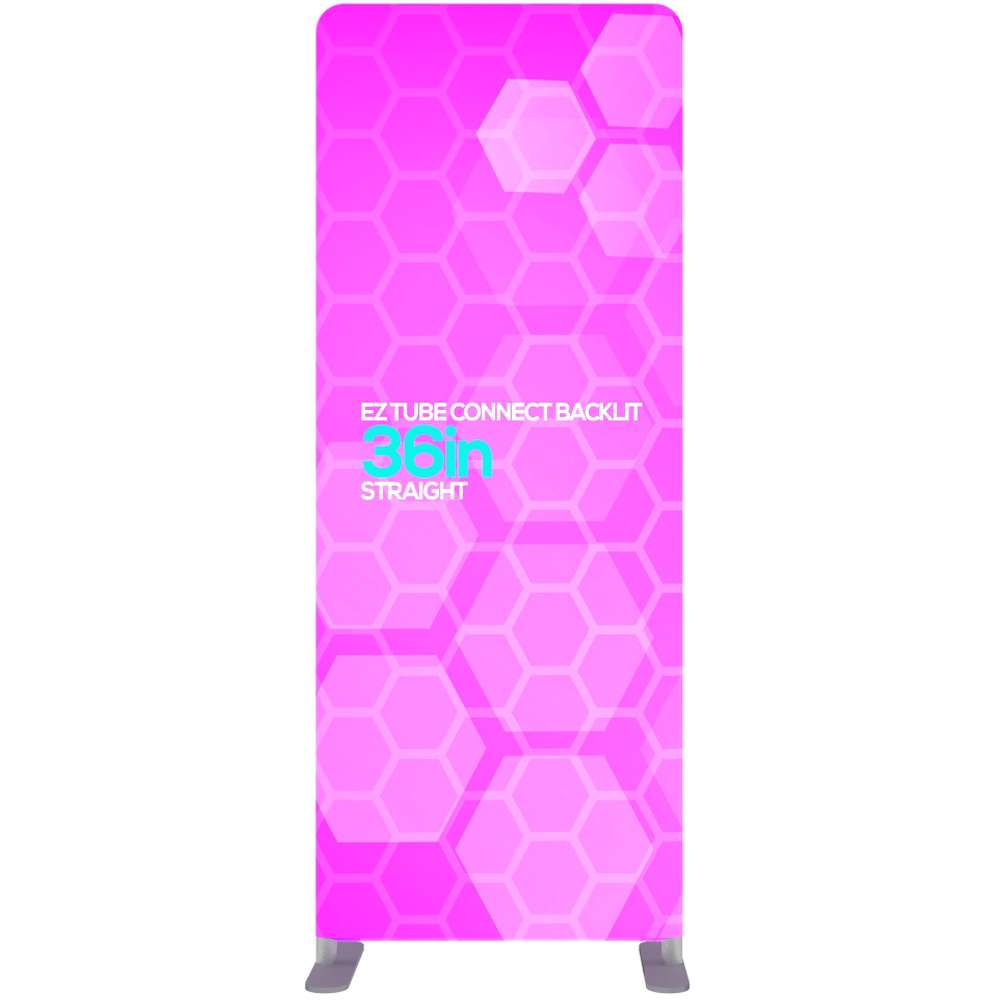 3 ft. EZ Tube® Connect Straight Top Backlit Single-Sided (Graphic Package)