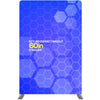 EZ Tube® Connect Backlit 60" Straight Top Single - sided White Back Fabric Graphic Package