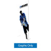Econotube Fabric Display - Single - Sided Graphic Only with BLACK Back Fabric