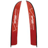 Feather Banner Stand - Extra Large, Double - Sided, Graphic Only