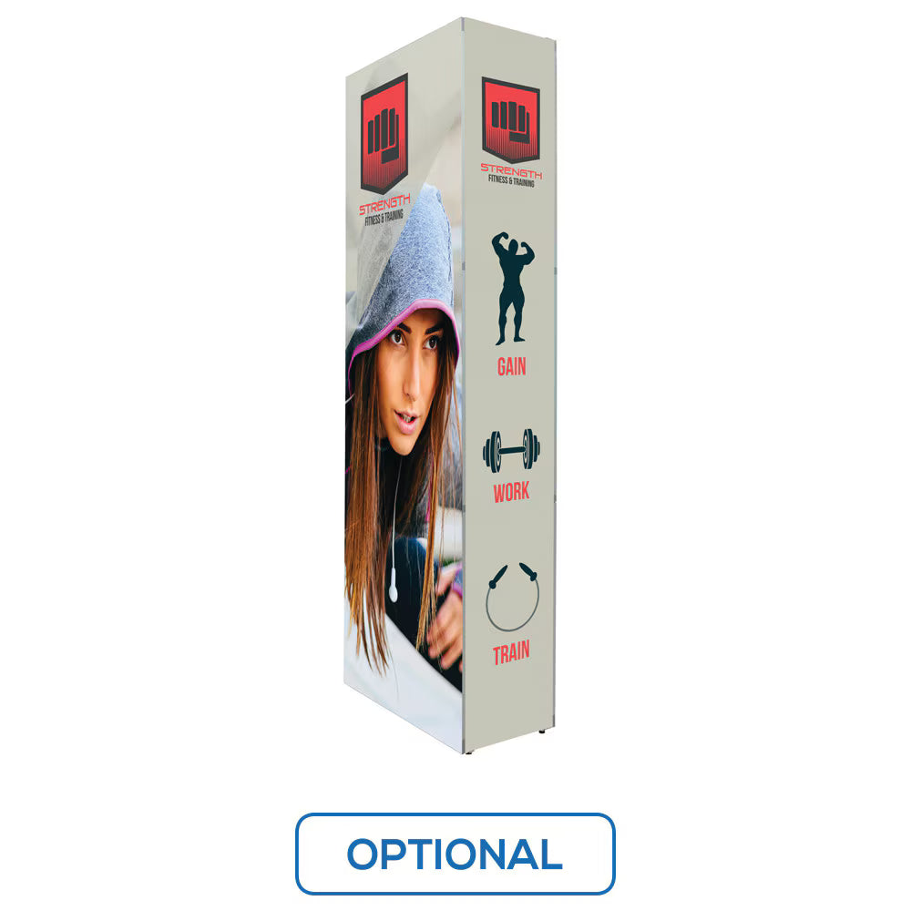 2.5 x 7.5 ft. Lumiere Light Wall® Double-Sided No Lights with End Caps (Graphic Package)