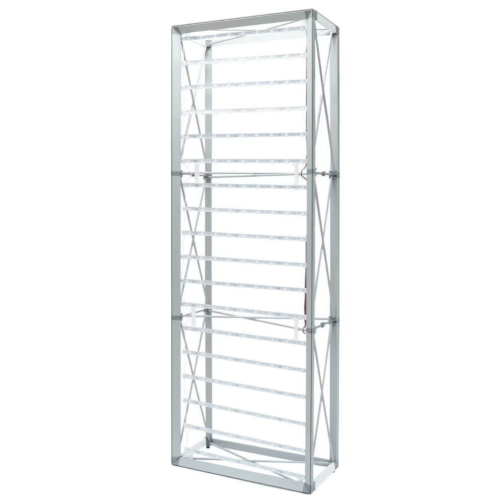 2.5 x 7.5 ft. Lumiere Light Wall® Backlit Single-Sided with End Caps (Graphic Package)