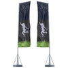 Mondo Flag 23ft - Double - Sided, Graphic Package (Stand and Graphic)