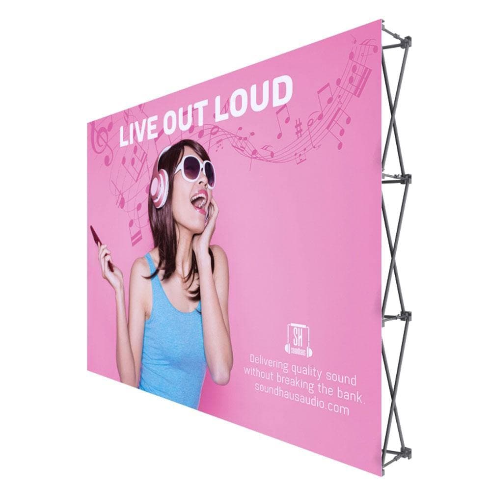 [Prime] 8ft. & 10ft. Fabric Pop Up Display - WS Display
