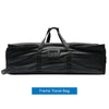 ONE CHOICE SEG Pop Up Display Double Sided GraphicPackage-Black frame travel bag with wheels on a white background