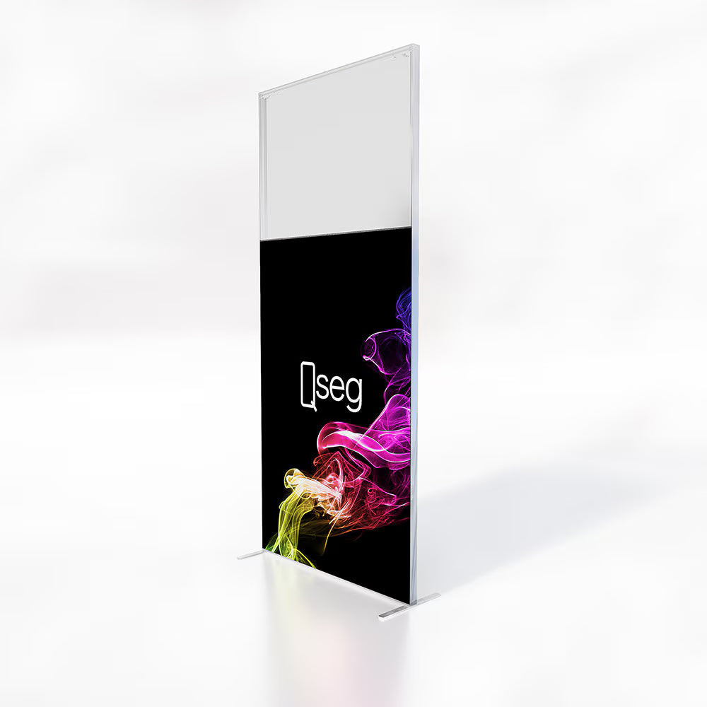 ONE CHOICE® 3.3 x 7.4 ft. QSEG Quick Wall Display With Full Custom Print