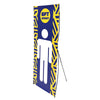 24 x 62in. X - Banner Stand with Super Flat Vinyl Graphic Package (5 Pack)