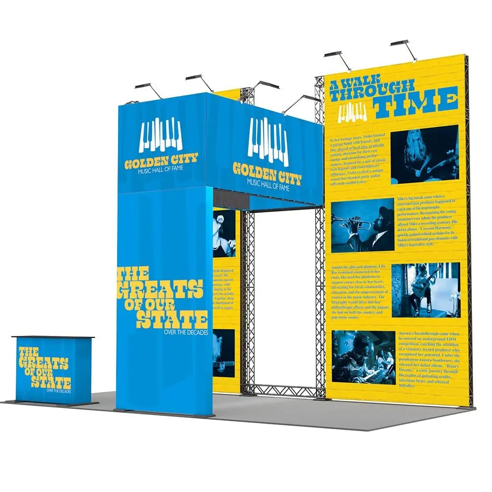20ft x 10ft Origami SEG Truss Island Display | Trade Show Booth System ...