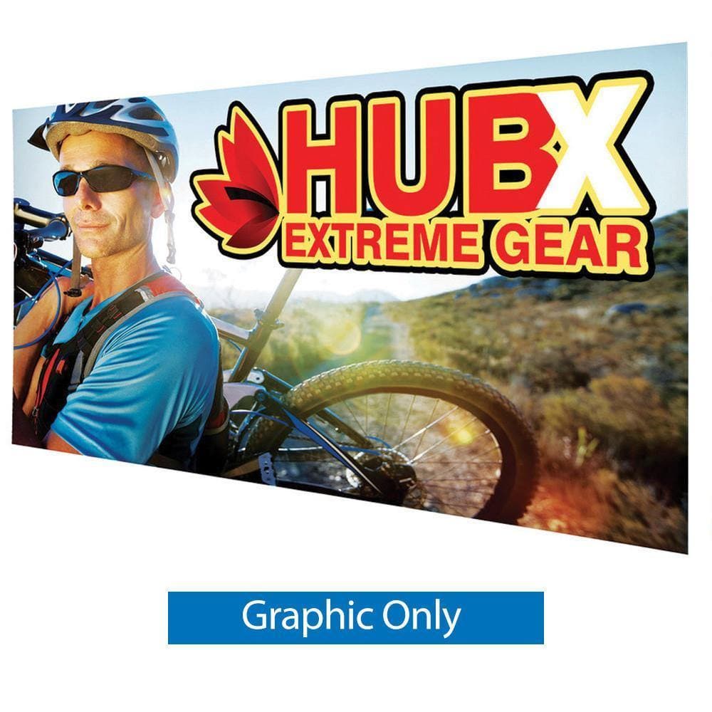 15ft. RPL Straight Fabric Pop Display - WS Display