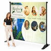 8 Ft. Jumbo Banner Small Tube Black - 8 Ft. H (Single-Sided Graphic Package)