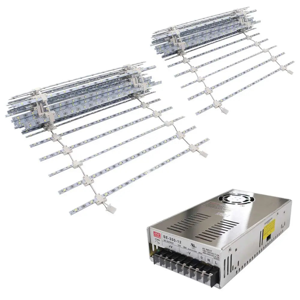Ladder Lights - LED 4 ft. x 8 ft. Double-Sided with Transformer (Hardw