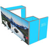 10x20 SEGO Modular Lightbox Display Configuration F Double - Sided (Graphic Package) Modular展台 with mountain landscape design and SEGO branding