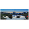 10x20 SEGO Modular Lightbox Display Configuration F Double - Sided (Graphic Package) Panoramic view of a mountain landscape with a lake at sunset.